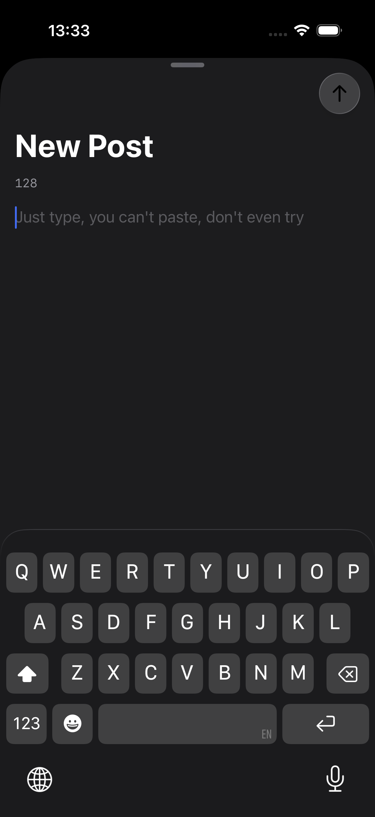 RealTexty Create Post Screenshot